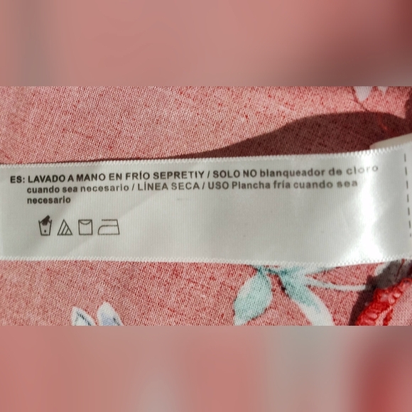 Band of Gypsies Red Floral Maxi Dress - Picture 6 of 7